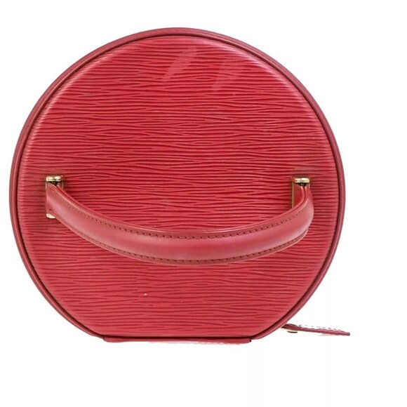 LOUIS VUITTON LV Logo Cannes Hand Vanity Bag Epi Leather Red M48037 31EC931 - Picture 5 of 16